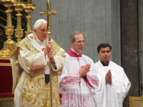 Cerimonia col Papa